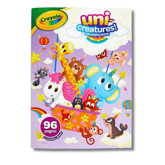Crayola - Uni Creatures Col Book With Stickers