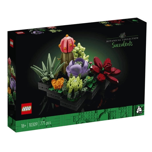 lego 10309 succulent plant set box packaging