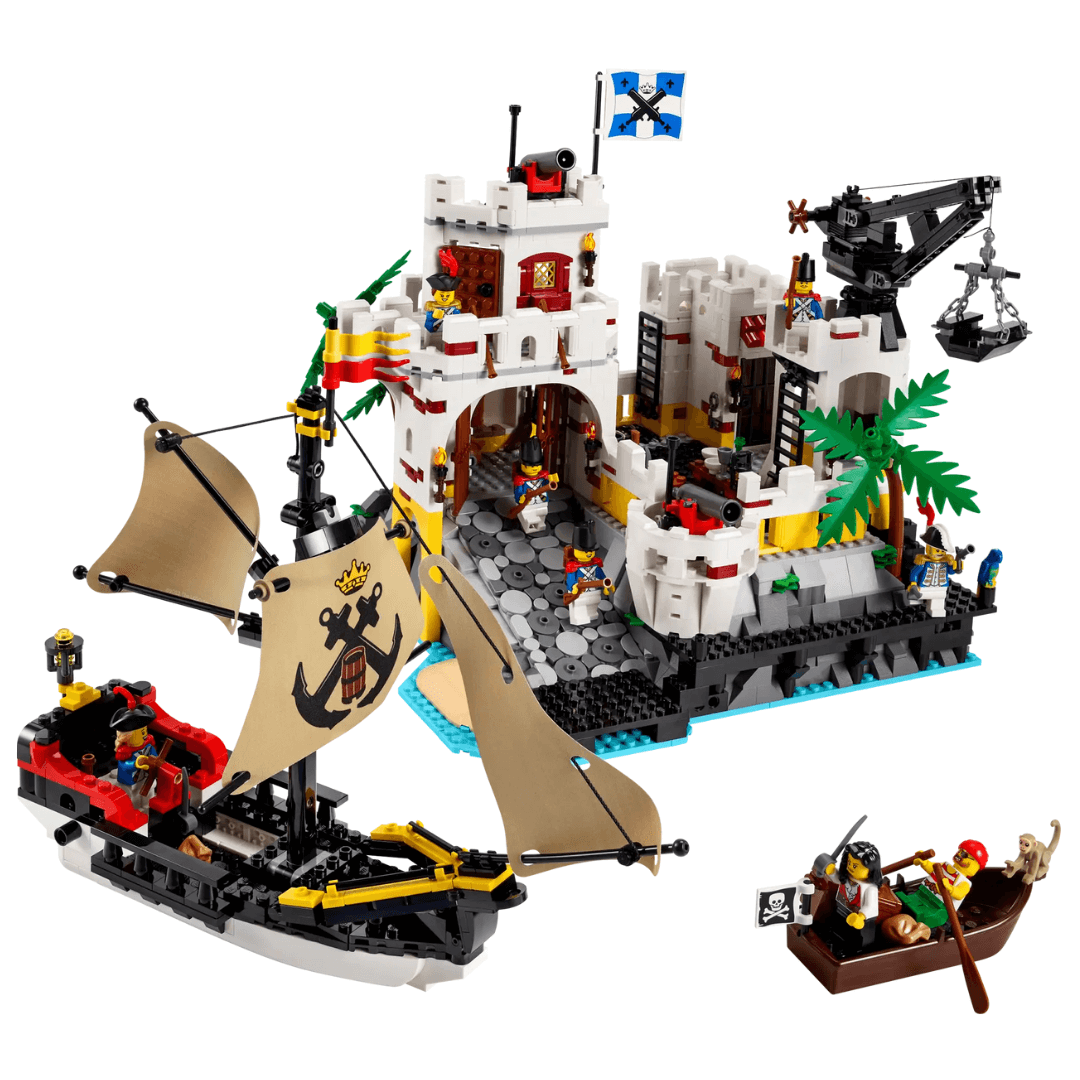 Lego pirate ship and castle eldorado fortress sample build lismore toyworld