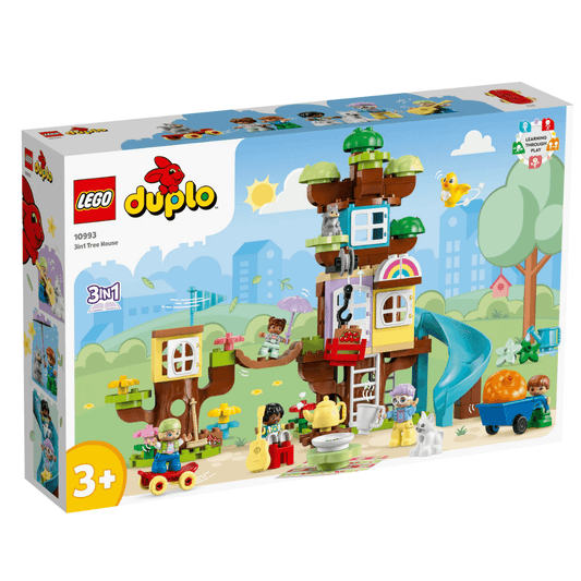 10993 Duplo 3in1 Tree House Back Of Packaged Box