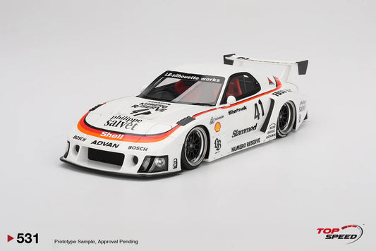 PRE ORDER Mini GT - 1:64 MAZDA RX-7 LB-Super Silhouette No.41 Numero Reserve