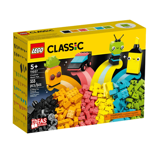 lego 11027 creative pieces neon bright colours with ideas included in the box