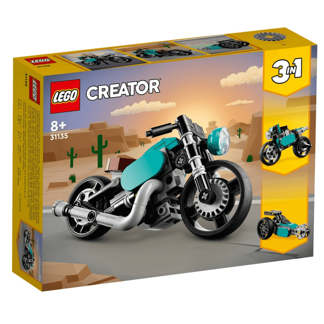 Lego 31135 Creator 3 in 1 set box with 3 motorbike builds