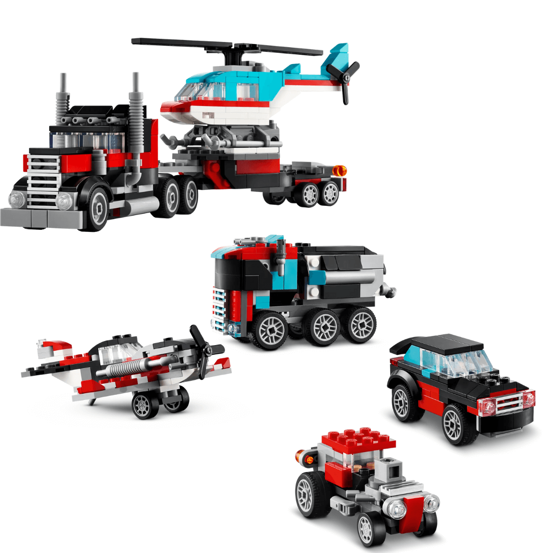 31146 - Lego Flatbed Truck with Helicopter