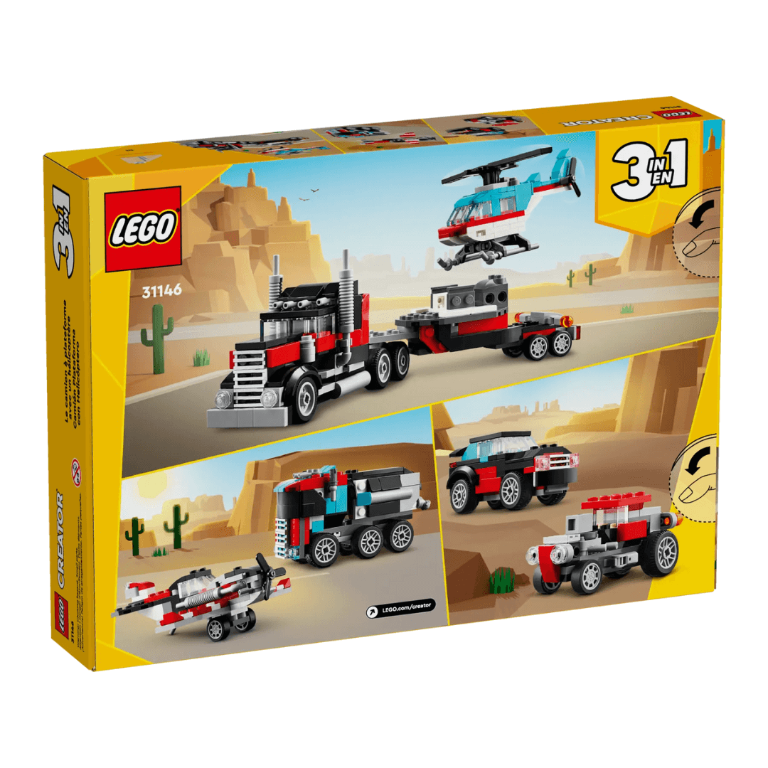 31146 - Lego Flatbed Truck with Helicopter