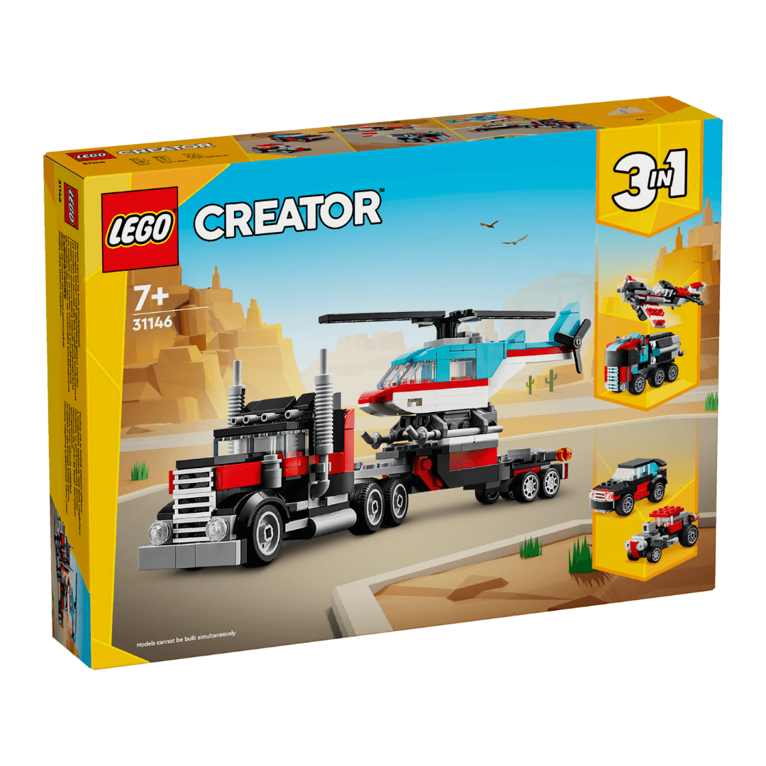 31146 - Lego Flatbed Truck with Helicopter