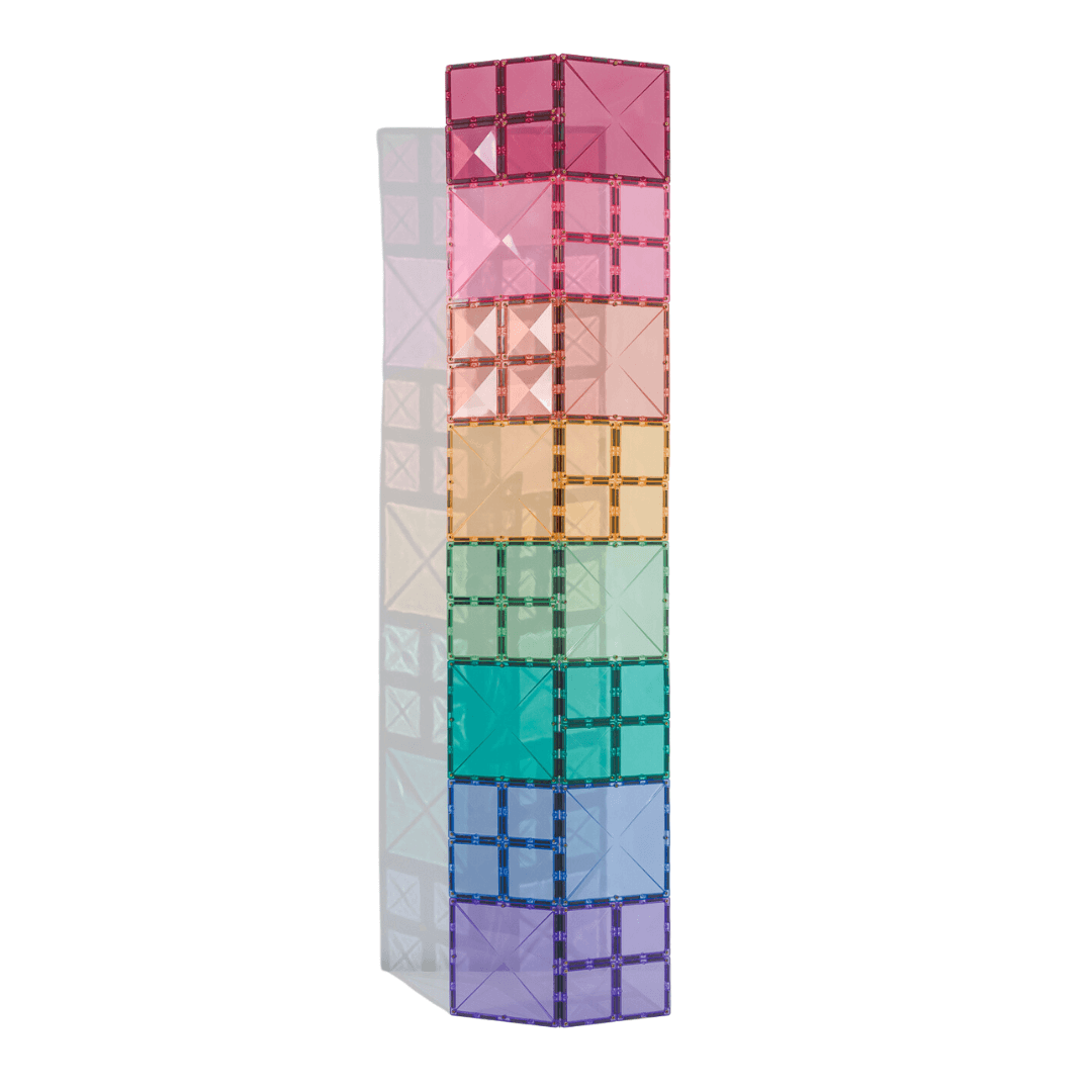 connetix 40 piece square pack build suggestion screen tower