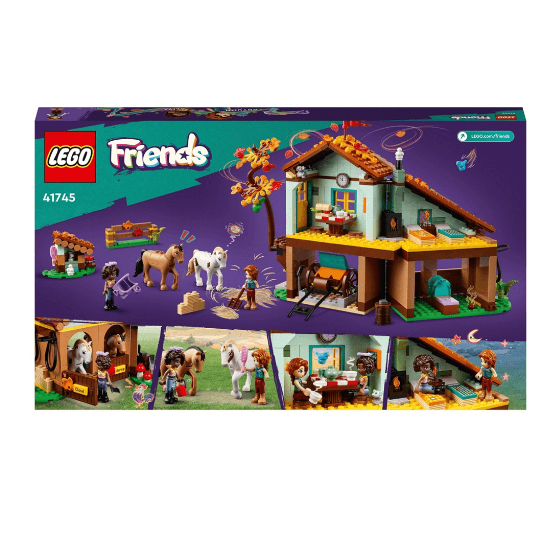 41745 Lego Friends Autumns Horse Stable Back Of Packaged Box