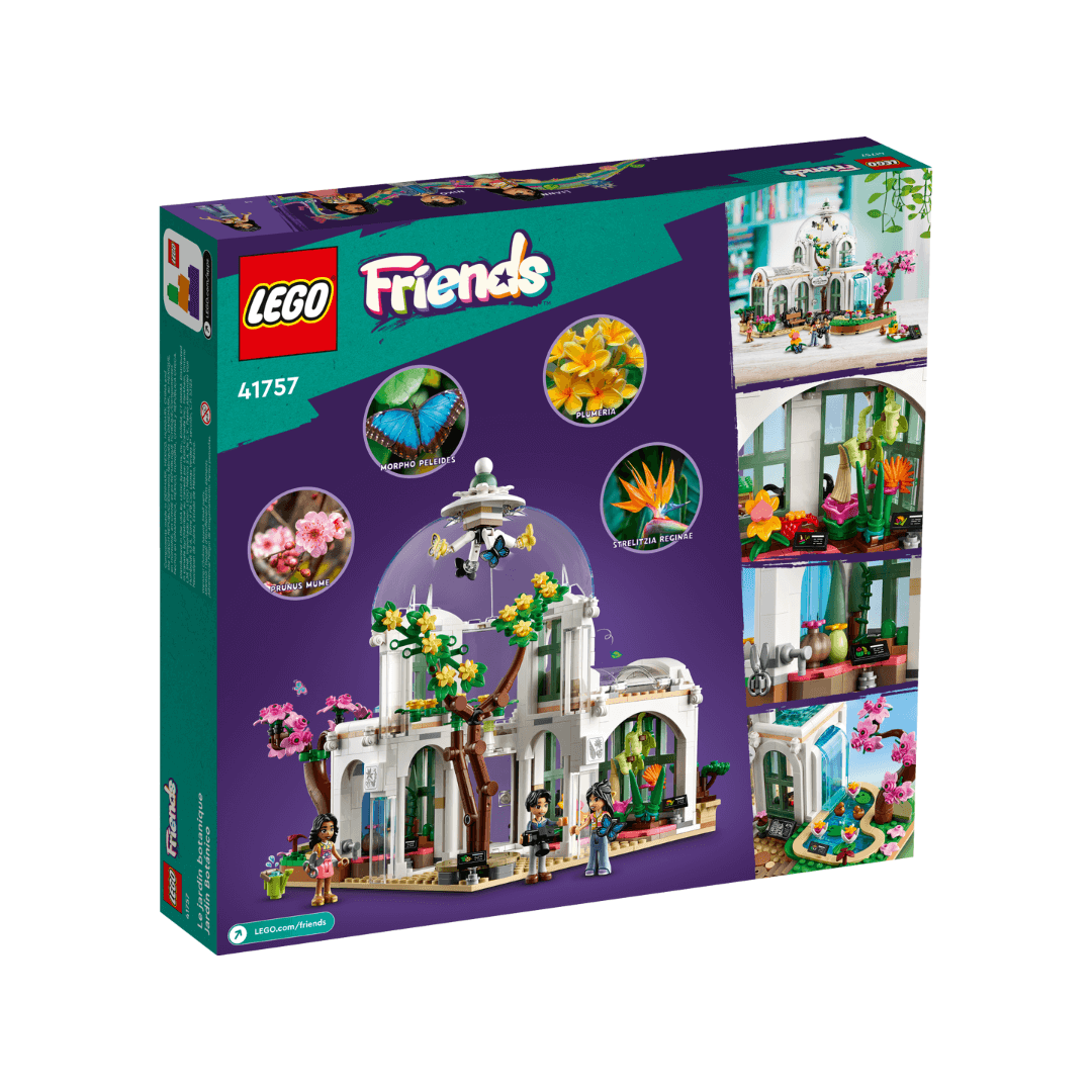 41757 Lego Friend Botanical Garden Back Of Packaged Box