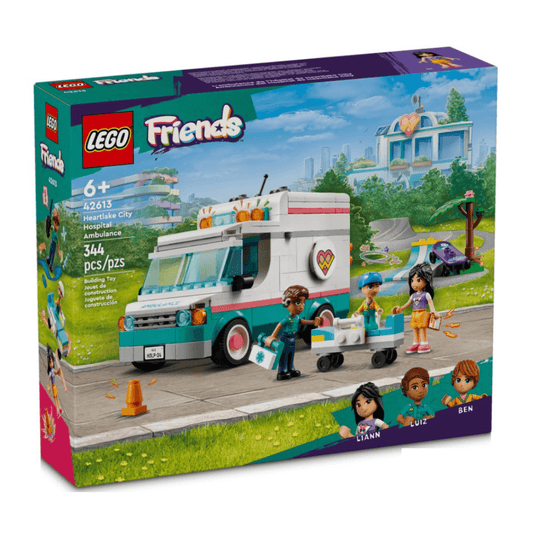 lego friends ambulance set with stretcher and paramedic toyworld lismore