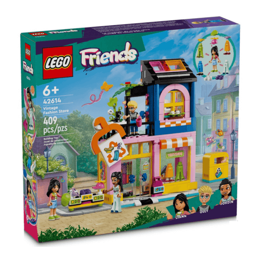 lego friends vintage fashion store bright colour building 2nd hand clothes store toyworld lismore