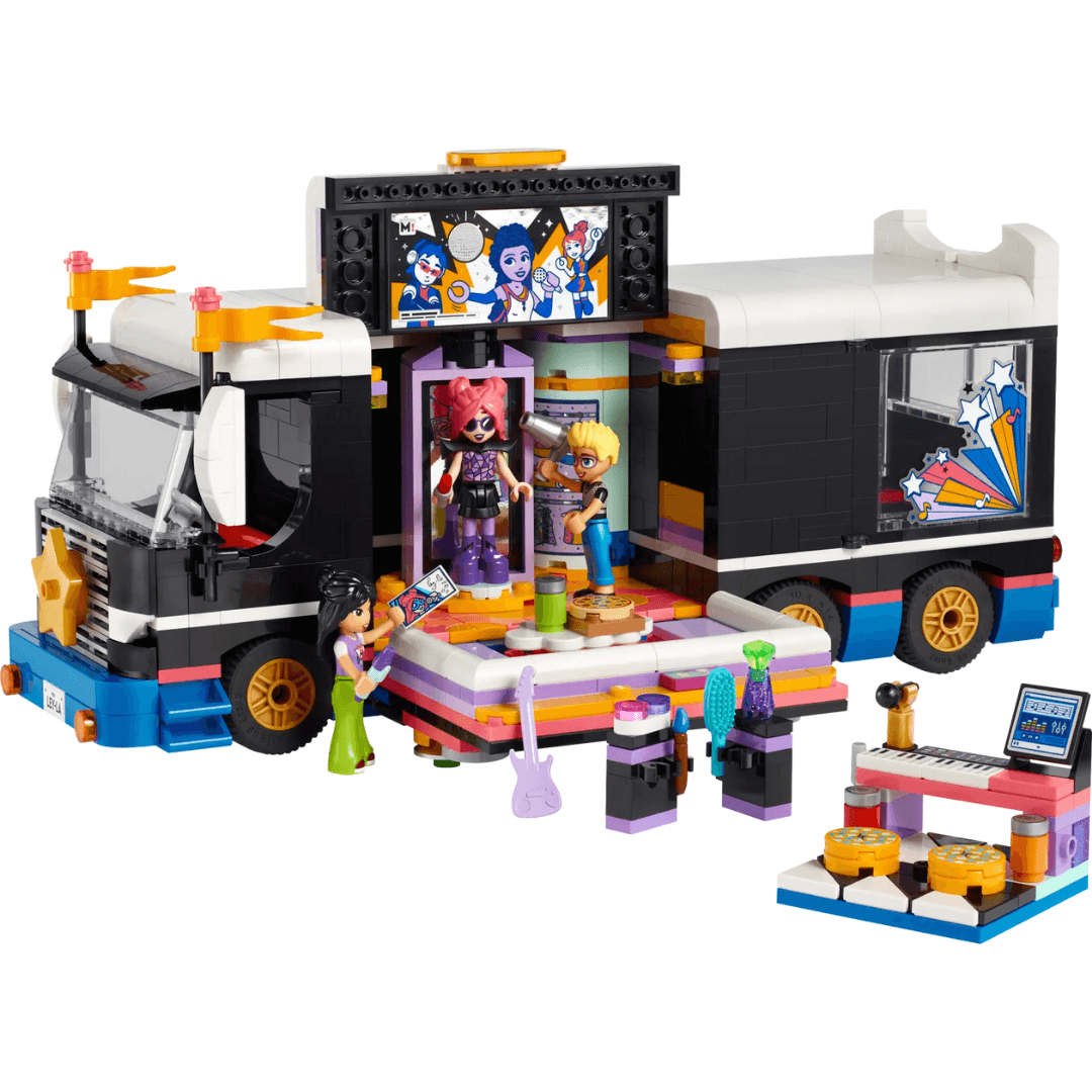 lego friends pop star music bus set toyworld lismore