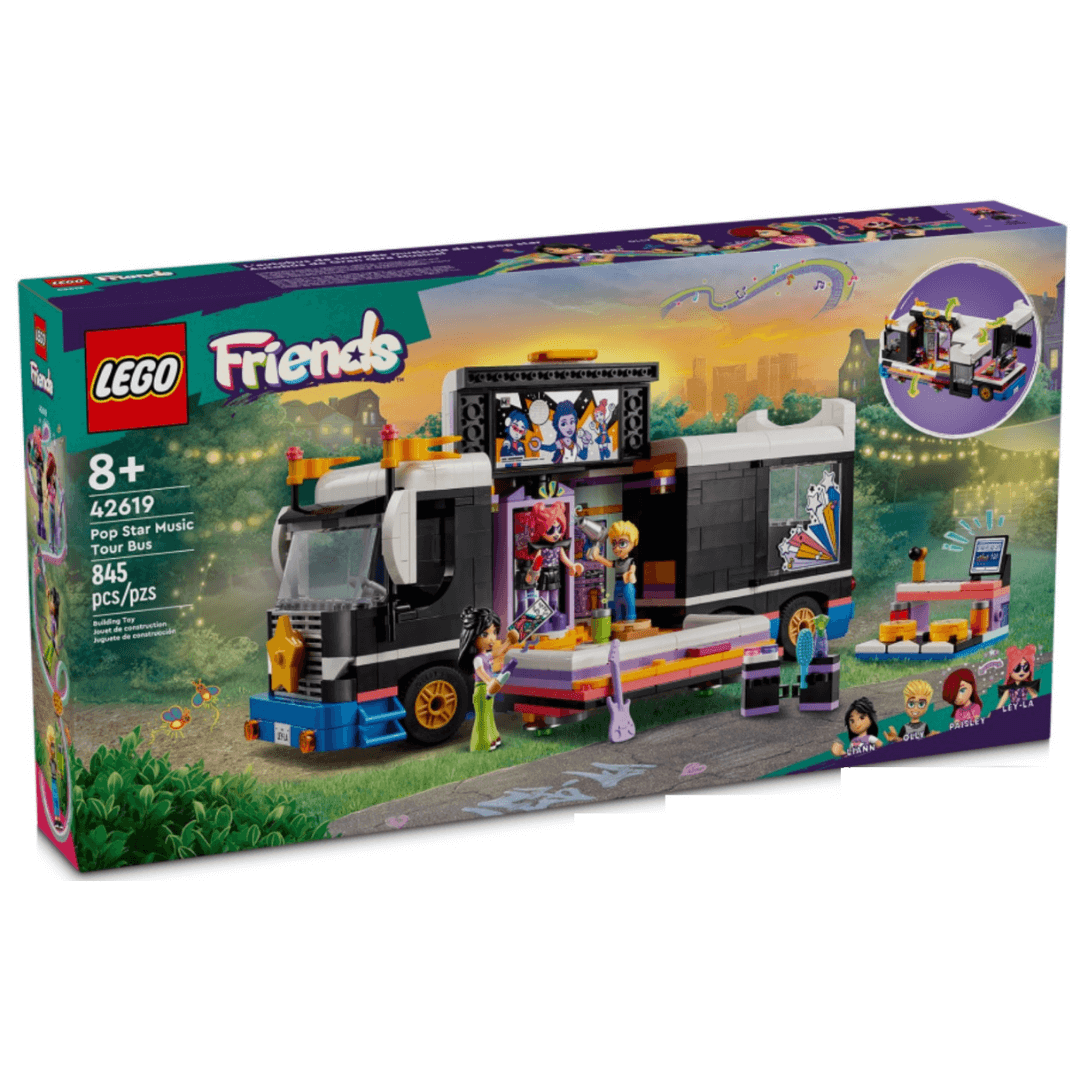 lego friends pop star music bus set toyworld lismore