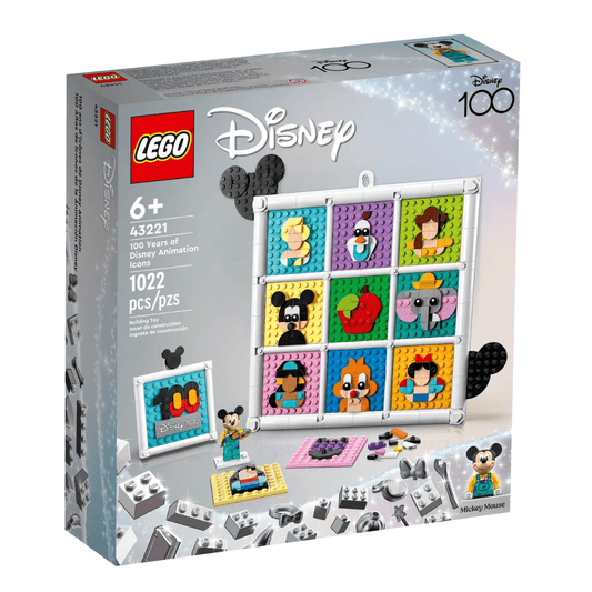 43221 Lego Disney 100 Years Of Disney Animation Icons Front of Packaging boxed