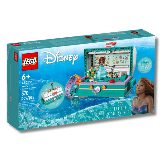 Lego 43229 ariels treasure chest box packaging