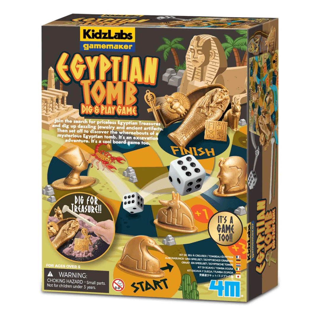 4M Dig and play egyptian tomb game