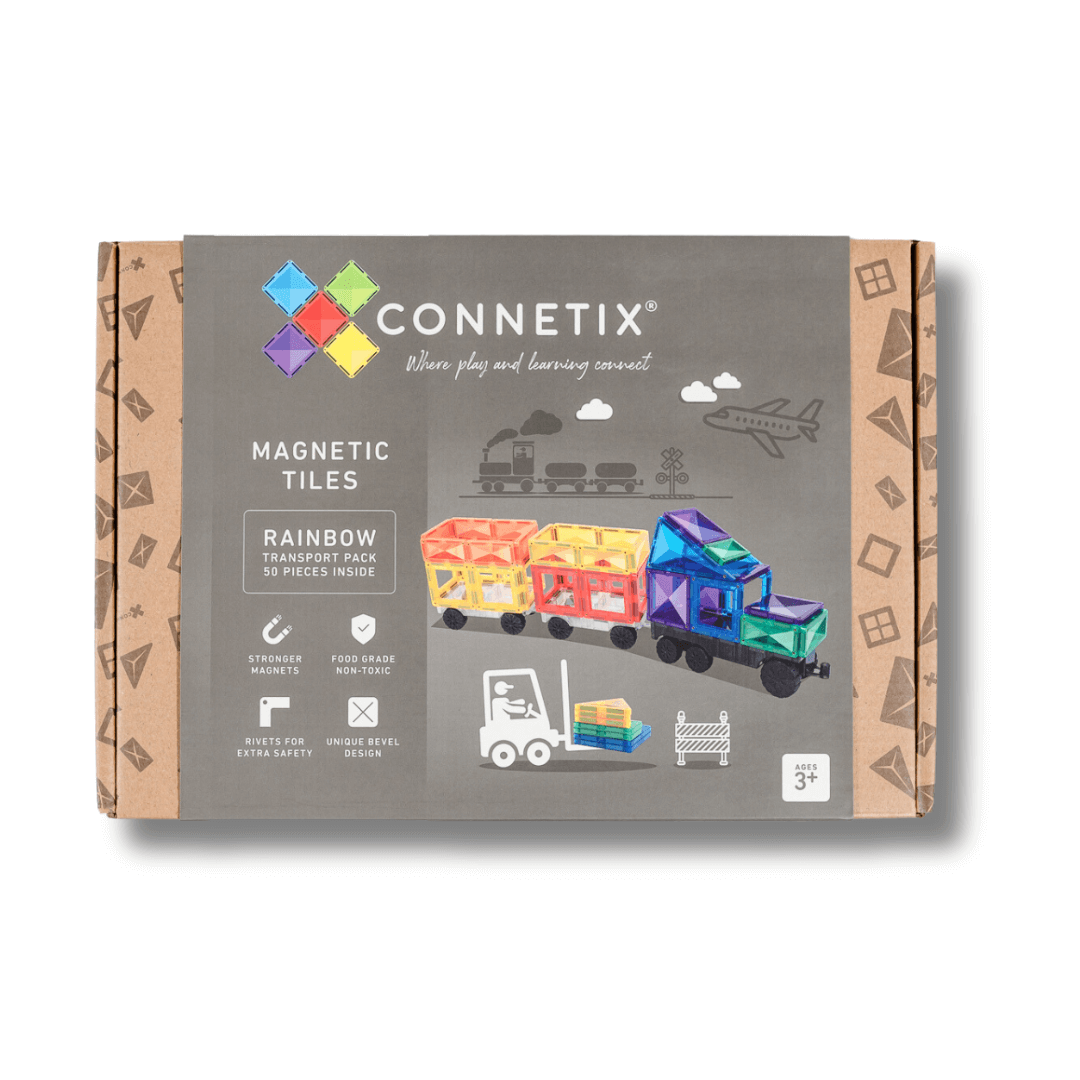 connetix 50 piece transport pack with grey cover slip