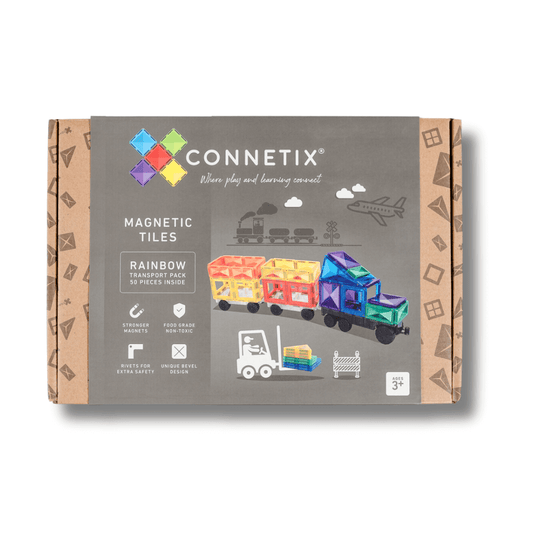 connetix 50 piece transport pack with grey cover slip