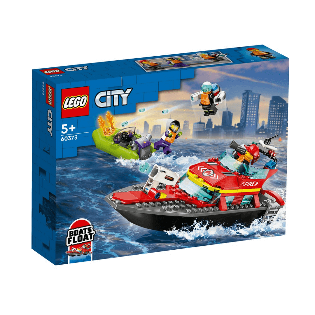 60373 lego city fire rescue boat