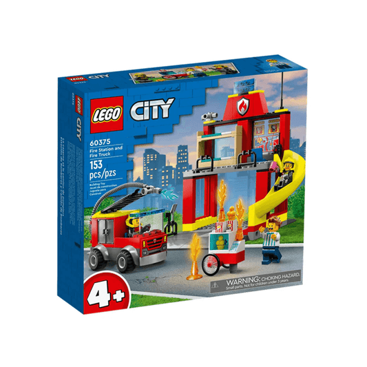 60375 lego city fire station with slide
