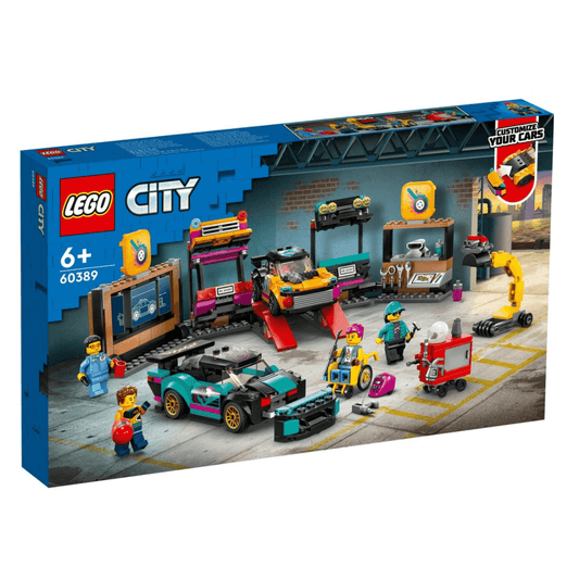 60389 Lego custom car garage set box packaging 