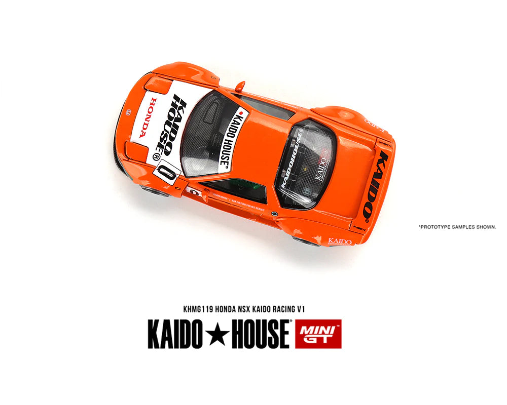 Mini GT - 1:64 Honda NSX Racing V1 Kaido Works Orange