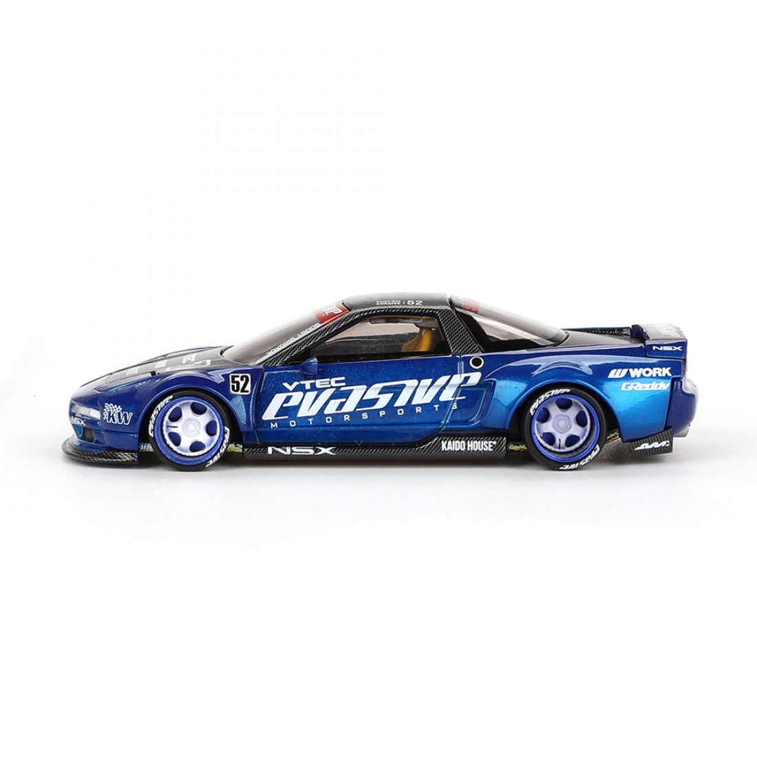 PRE ORDER Mini GT - 1:64 Honda NSX Evasive V2 Kaido Works Blue