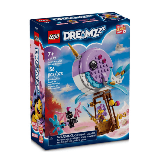 Lego dreamz purple blue and white hot air balloon with minifigures toyworld lismore