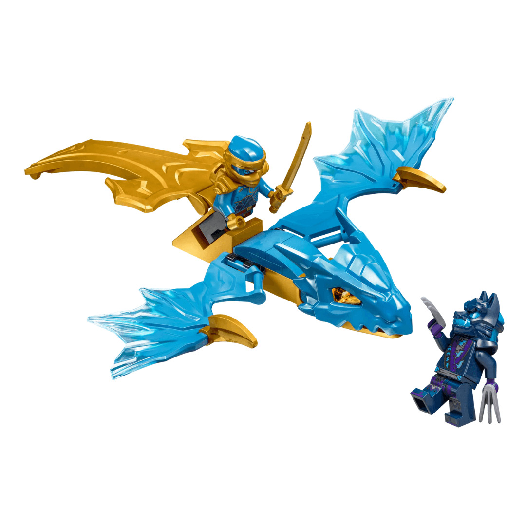 lego ninjago blue drago with minifigure rider toyworld lismore