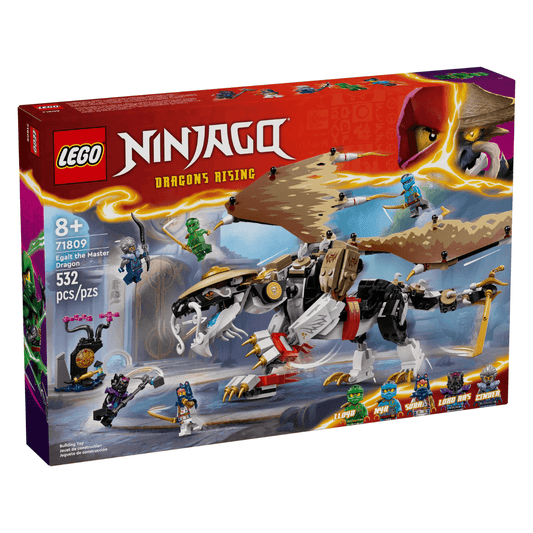 lego ninjago set with dragon like creature and minifures toyworld lismore