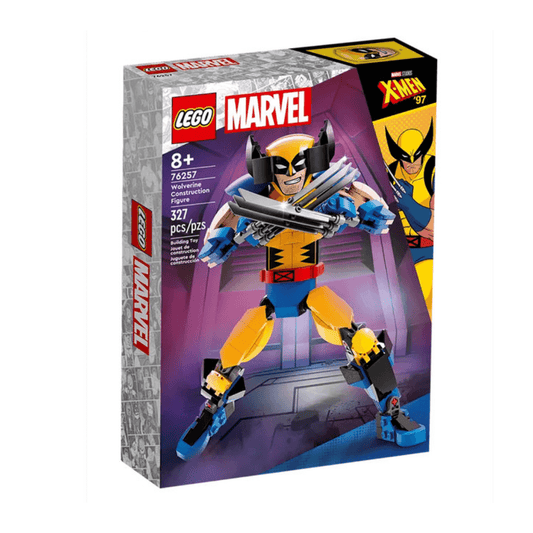 76257 Lego Marvel Wolverine Construction Figure Front Of Packaged Box
