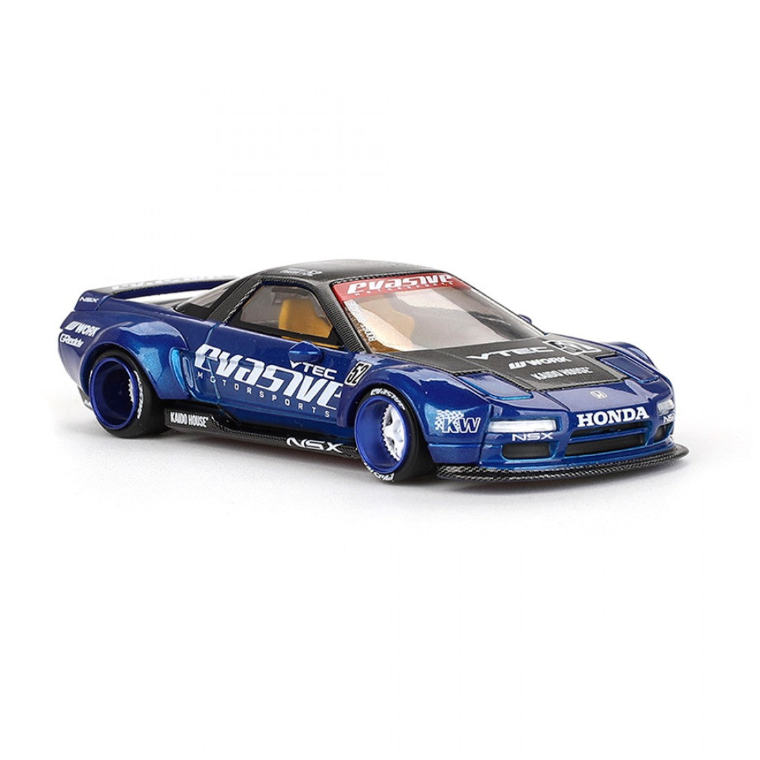 PRE ORDER Mini GT - 1:64 Honda NSX Evasive V2 Kaido Works Blue