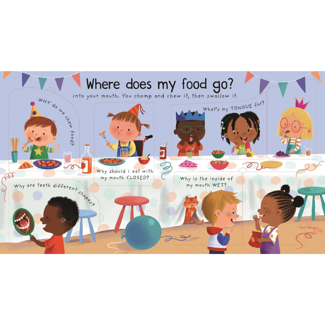 Usborne Books - Lift the Flap First Q&A - Where Does My Food Go?