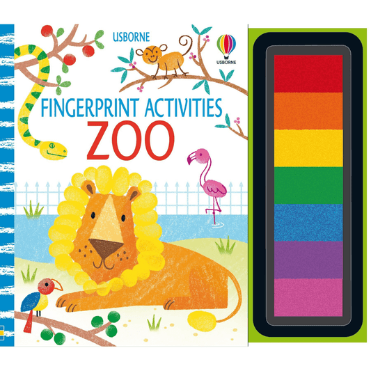 Usborne books fingerpaint activities zoo theme toyworld lismore