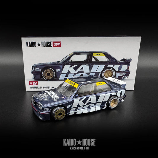 PRE ORDER Mini GT - 1:64 BMW M3 E30 Kaido Works V1 Kaido House