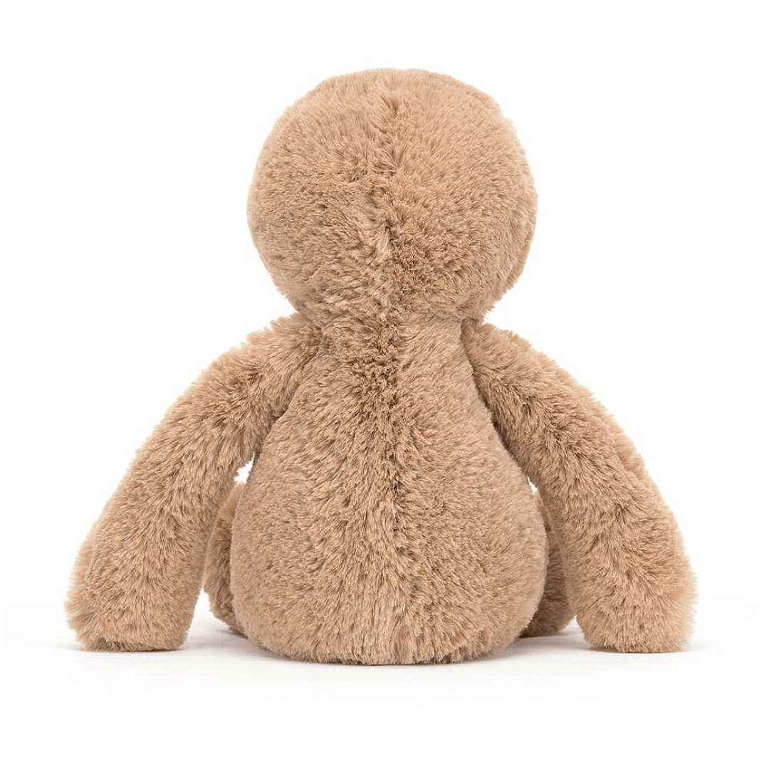 Jellycat Sloth brown colour soft toy avialable at toyworld Lismore back view