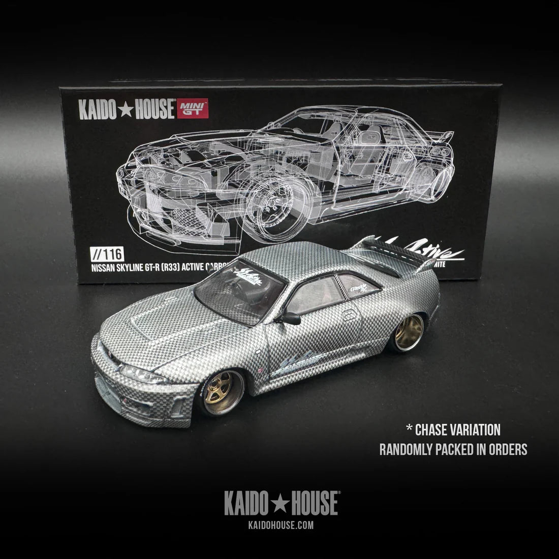 Mini GT - 1:64 Honda NSX Racing V1 Kaido Works Orange