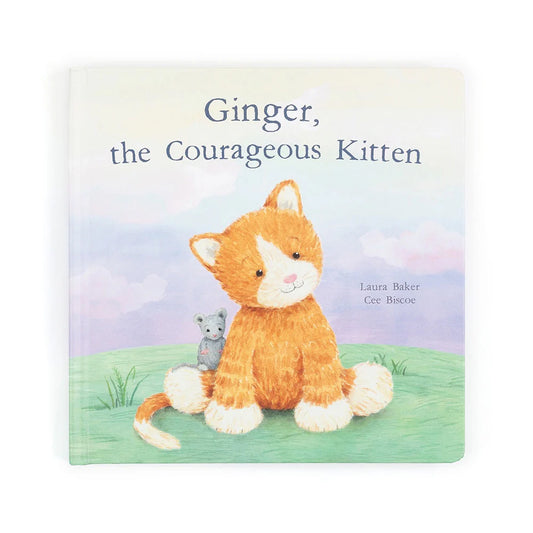 Ginger, The Courgeous Kitten Book - Jellycat