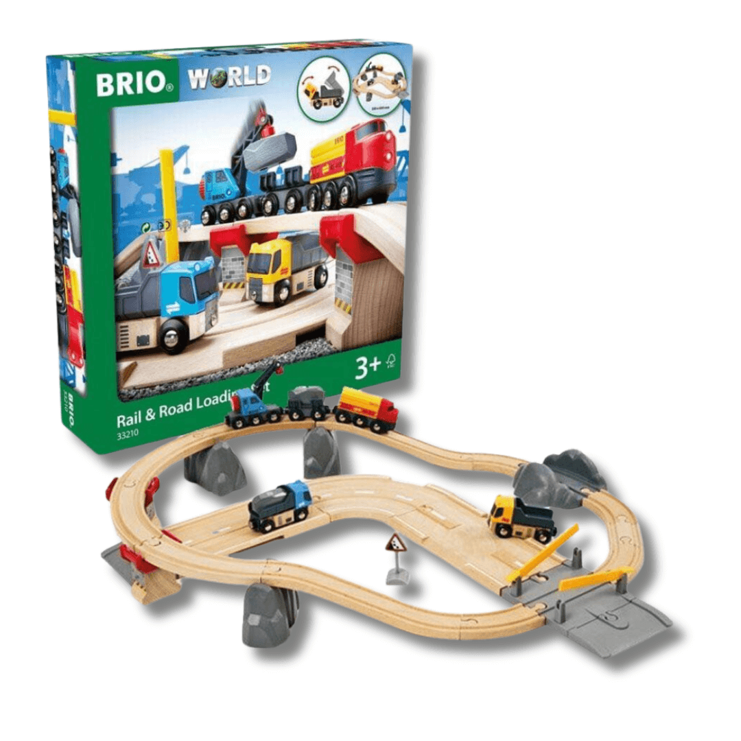 Brio Rail and Road Loading Set 32 Pieces My Toykingdom