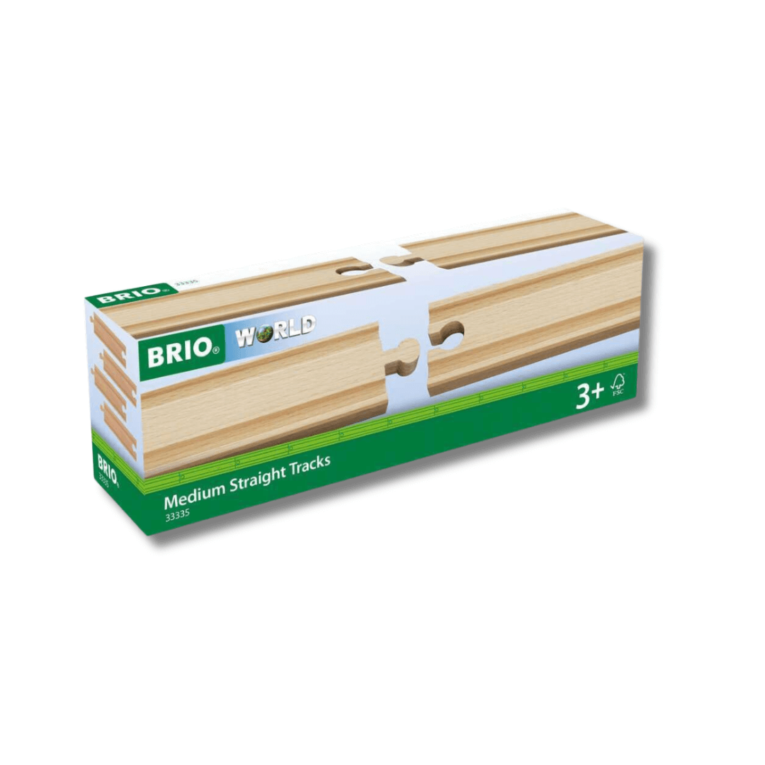 Brio - Medium Straight Tracks 4 Pieces