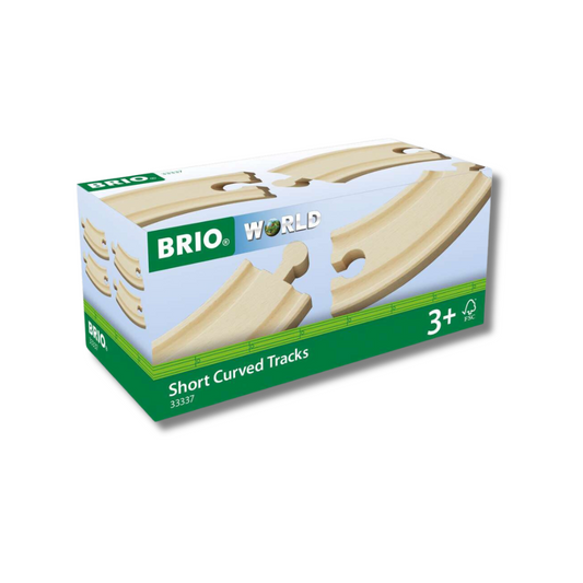 Brio - Short Curved Tracks 4 Pieces