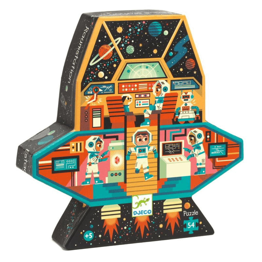 DJ7291 Djeco space puzzle 54 piece at toyworld lismore