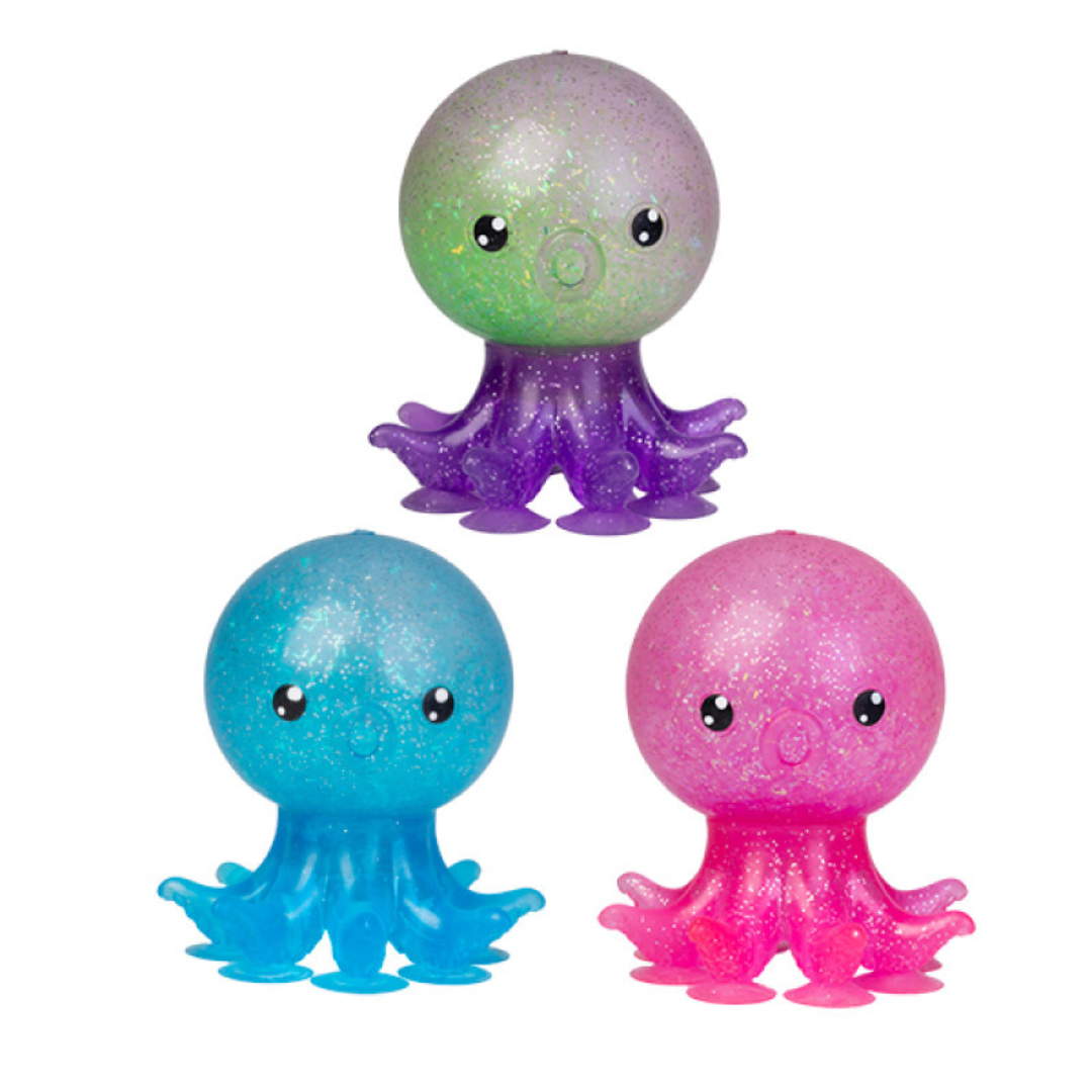 Smooshos Suckers Octopus Glitter