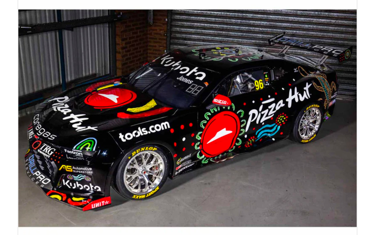 Biante - 1:18 Jones 2023 Chevrolet Camaro Darwin Pizza Hut Indigenous Livery