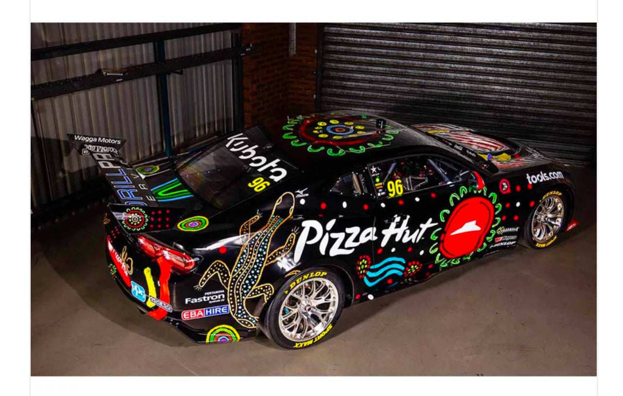 Biante - 1:18 Jones 2023 Chevrolet Camaro Darwin Pizza Hut Indigenous Livery