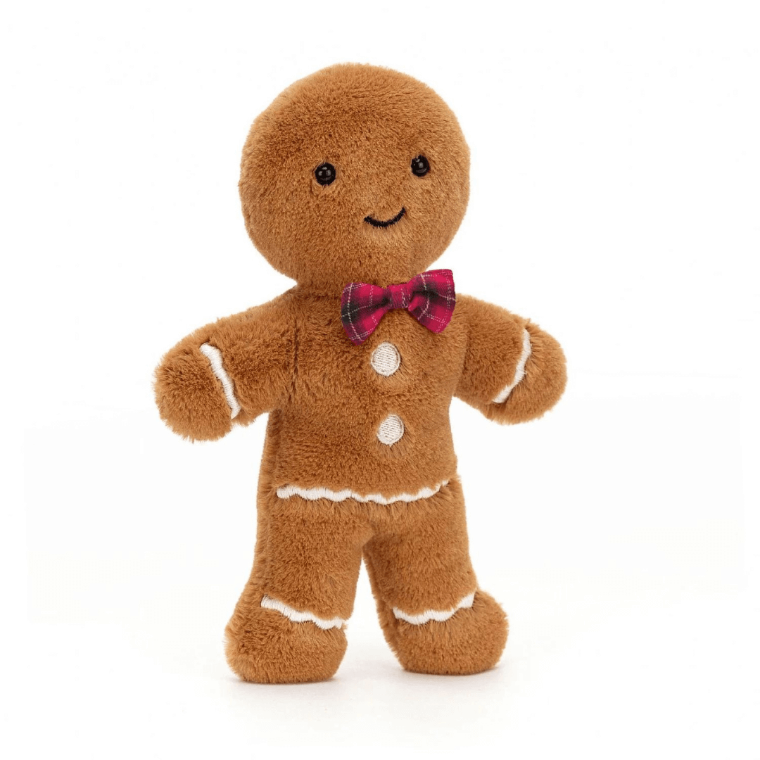 Jellycat gingerbread Fred soft toy available at Toyworld