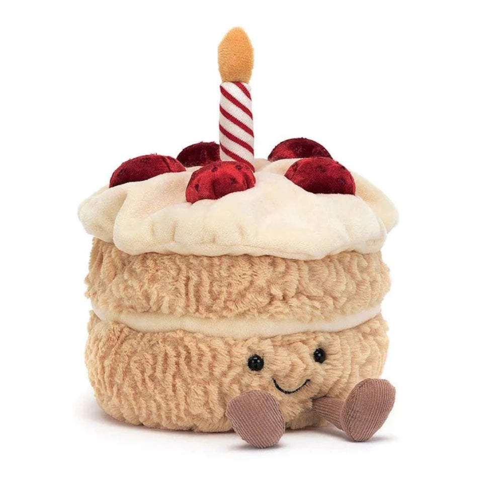 Jellycat Amuseables Birthday Cake With Candle 