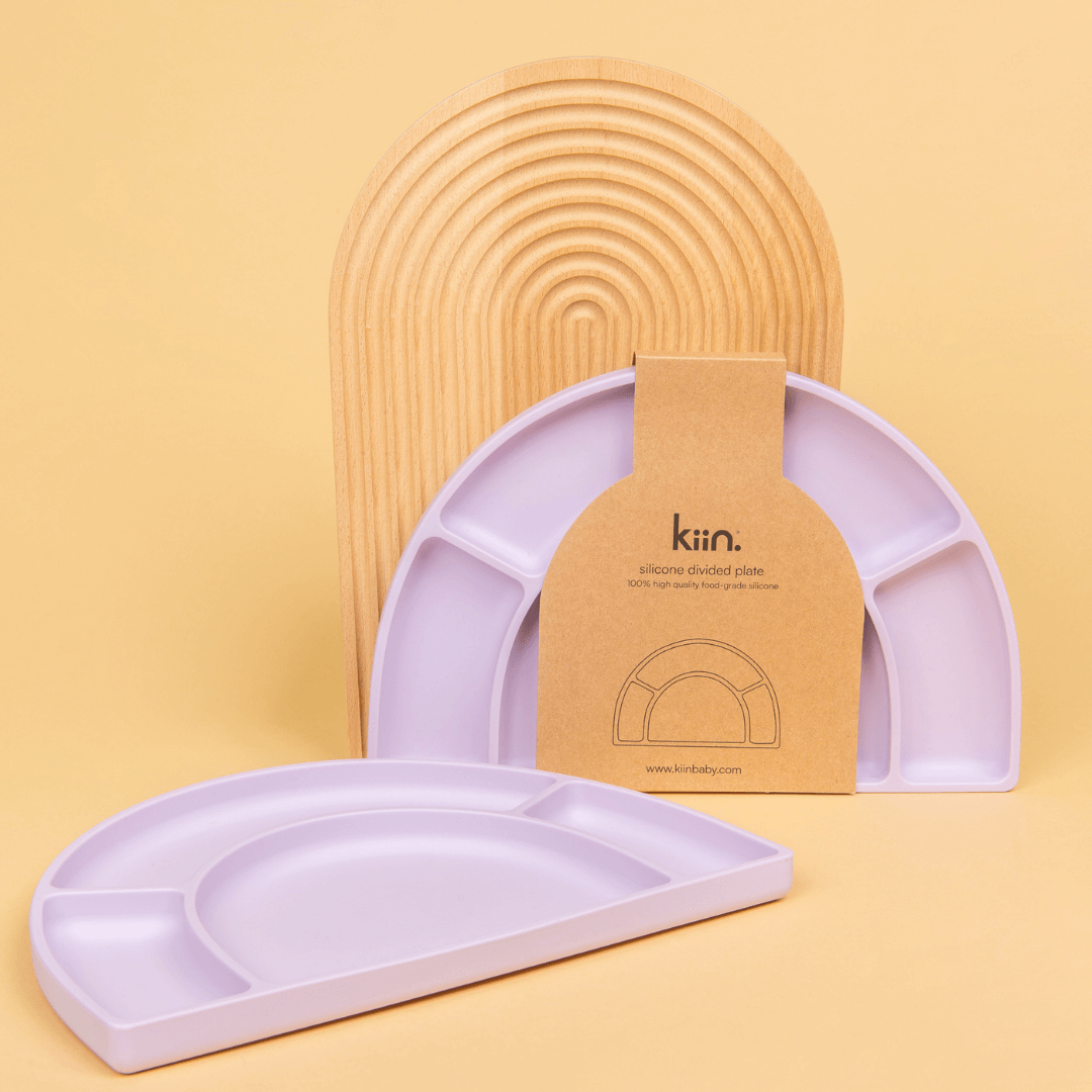 Kiin - Silicone Divided Plate - Assorted Colours