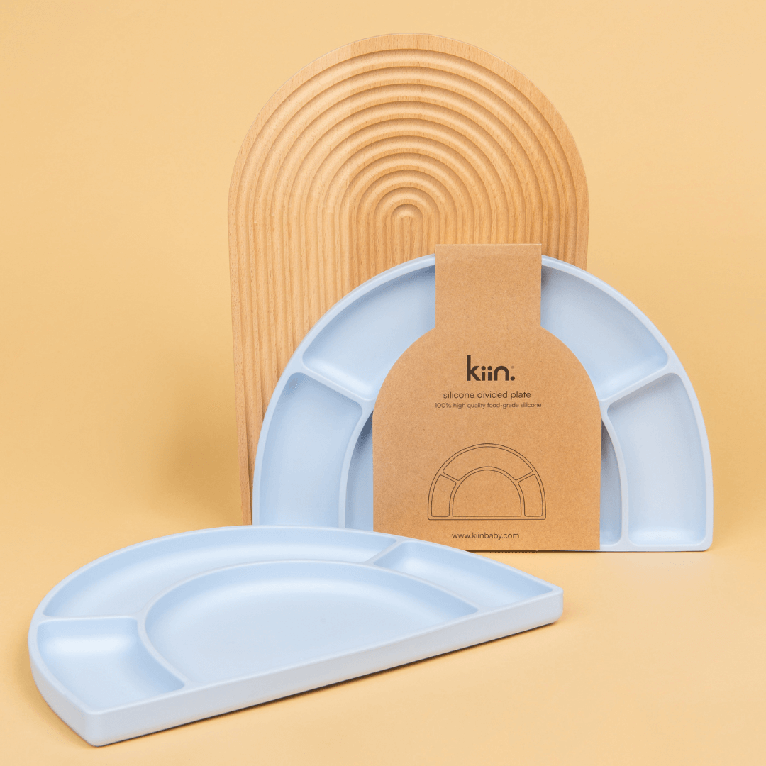 Kiin - Silicone Divided Plate - Assorted Colours