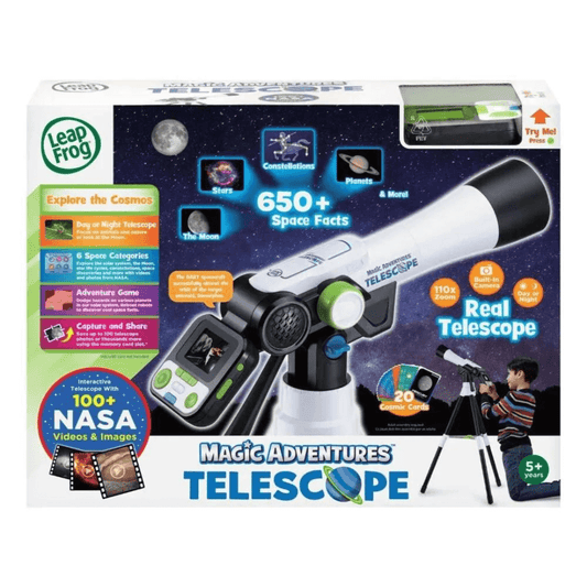 Leapfrog magic telescope in packaging at toyworld lismore